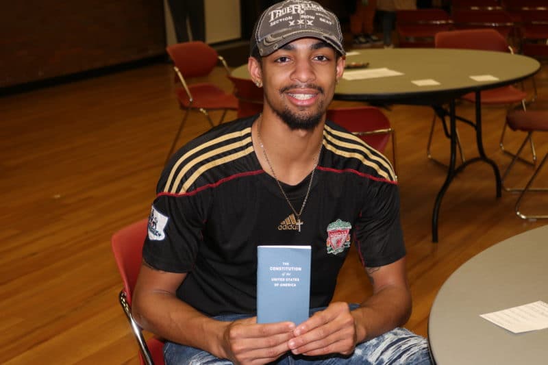 Montclair, NJ 11/1/18 First annual Community Relations Expo: At Student Center, Ballrooms Montclair State University, Students Buster Younis Photographed. Photo by Tiffany Baskerville
