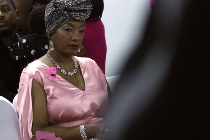 BROOKLYN, NY 10/28/18 2ND ANNUAL POWER IN PINK FASHION SHOW: Audience members wore the breast cancer ribbon and the color pink in support of breast cancer awareness, including Founder of Power In Pink Dafina Morris' mother. She survived breast cancer for over 20 years. Photo by Babee Garcia