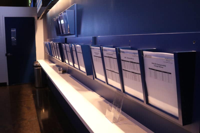 East Rutherford, NJ 11/2/2018 NJ SPORTS BETTING: Each sport for the day has its own sheet with all the games and their repective betting lines. Also, people can bet on futures, meaning future MVP or champion.